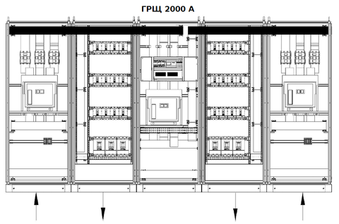 Главный распределительный щит (ГРЩ) 3200 А