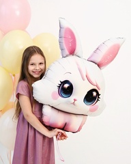 Фигура гелиевая Зайка с большими глазами