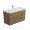 Aquanet 365918 Тумба с раковиной Nova Lite 2.0 110 2 ящ. цв. дуб рустикальный (365918)