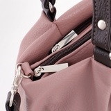 Сумка Саломея 607 версаль пыльная роза + шоколад