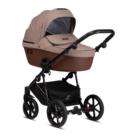 Коляска TUTIS 2в1 VIVA LIFE Ткань + ECO кожа DEEP TAUPE