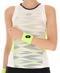 Топ теннисный Lotto Tech W I - D4 Tank - bright white/sharp green