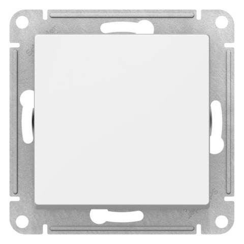 Выключатель кнопочный одноклавишный, 10АХ. Цвет Лотос. Schneider Electric AtlasDesign. ATN001315