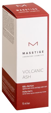 MASSTIGE Volcanic ASH Гель-патч против темных кругов и мешков под глазами 15мл