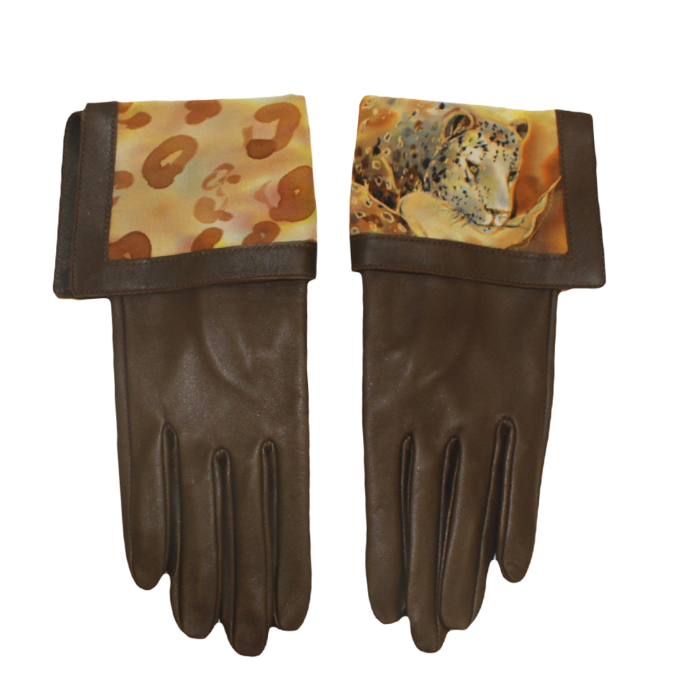 Кожаные перчатки Лео-2