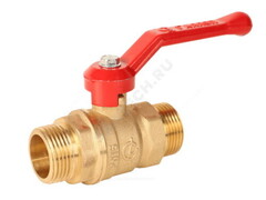 Кран шаровой латунь Стандарт 223 аналог 11б27п1 Ду 20 Ру40 НР полнопроходной рычаг ГАЛЛОП 107289