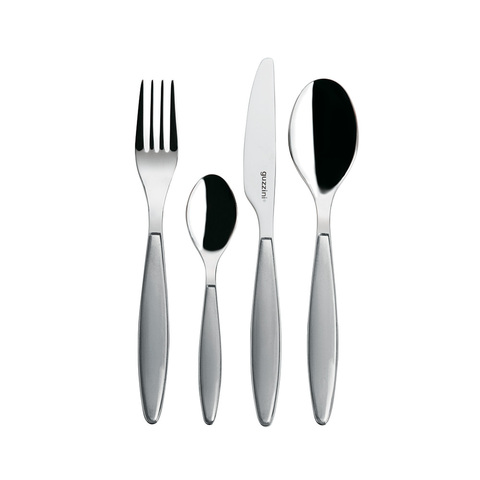 Набор столовых приборов 24 предмета Feeling серый