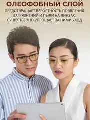 Очки для компьютера Xiaomi Mijia Computer Glasses Pro HMJ02TS, темно-синие
