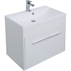 Aquanet 274144 Тумба Августа 75 цв.белый (ручка хром) (274144) фото