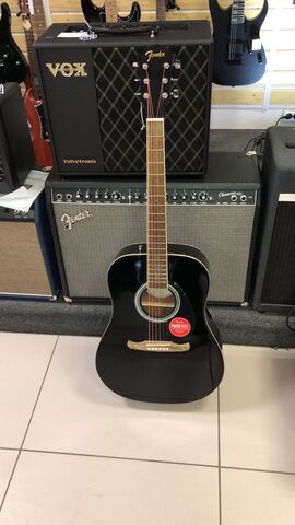 FENDER FA-125 DREADNOUGHT, BLACK WN