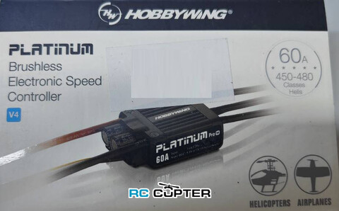 ESC регулятор мотора Hobbywing Platinum V4 60A 3-6S с BEC
