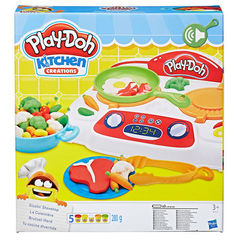 Play Doh Kitchen Creations Sizzlin Stovetop