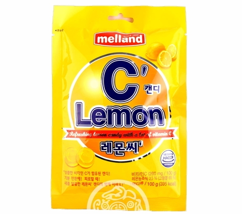 Леденцы Melland Lemon С со вкусом лимона 100 гр