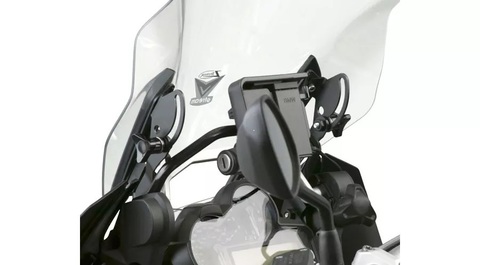Комплект усилителей ветрового стекла BMW R 1200/1250 GS/GSA, черный