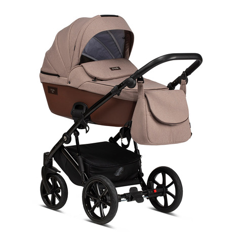 Коляска TUTIS 2в1 VIVA LIFE Ткань + ECO кожа DEEP TAUPE