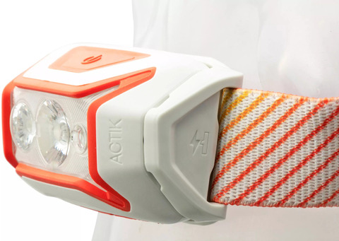 Картинка фонарь налобный Petzl Actik Core 2022 красный - 3