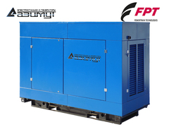 Дизельный генератор Азимут АД-40С-Т400-1РПМ20 FTP-Iveco в капоте