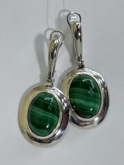 Лоск (серьги из серебра)