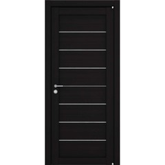 Купить Межкомнатная дверь экошпон Uberture 2125 шоко велюр остеклённая