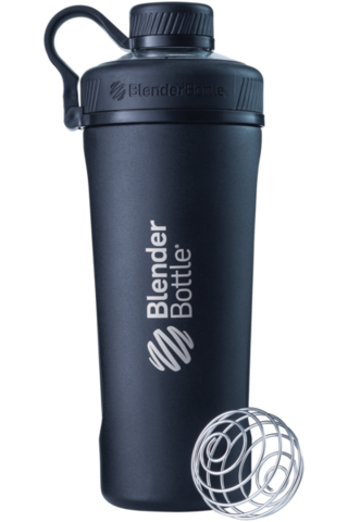 Картинка шейкер Blender Bottle stainless radian tritan 769 black - 1