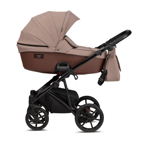 Коляска TUTIS 2в1 VIVA LIFE Ткань + ECO кожа DEEP TAUPE