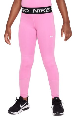 Детские теннисные штаны Nike Pro G Tight - playful pink/black/white