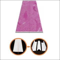 Угол к панелям ПВХ ВЕК универсальный Цветок фиолетовый 3000 мм