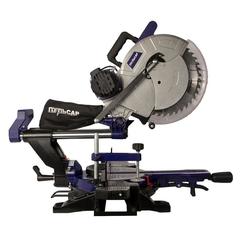 Пила торцовочная ПУЛЬСАР ПТН 305-2000 (2000Вт, 305х30мм, рез 105х335мм, рем. перед, направл., лазер, наклон право/лево, 20 кг)