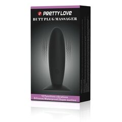 Анальная пробка с вибрацией Butt Plug Massager - 11 см. - 