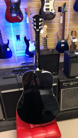 FENDER FA-125 DREADNOUGHT, BLACK WN