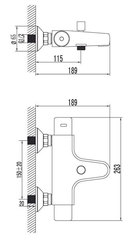 Смеситель для ванны LEMARK THERMO– LM7732C