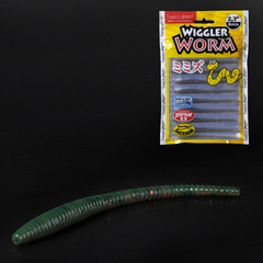 Слаги съедобные Wiggler Worm, 2.3in (5.84 см), цвет PA16, 9шт.