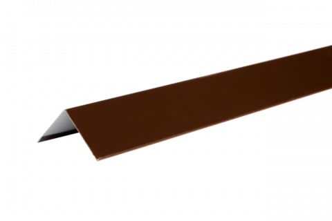 Уголок металлический внешний Технониколь Полиэстер коричневый 50х50х1250 мм