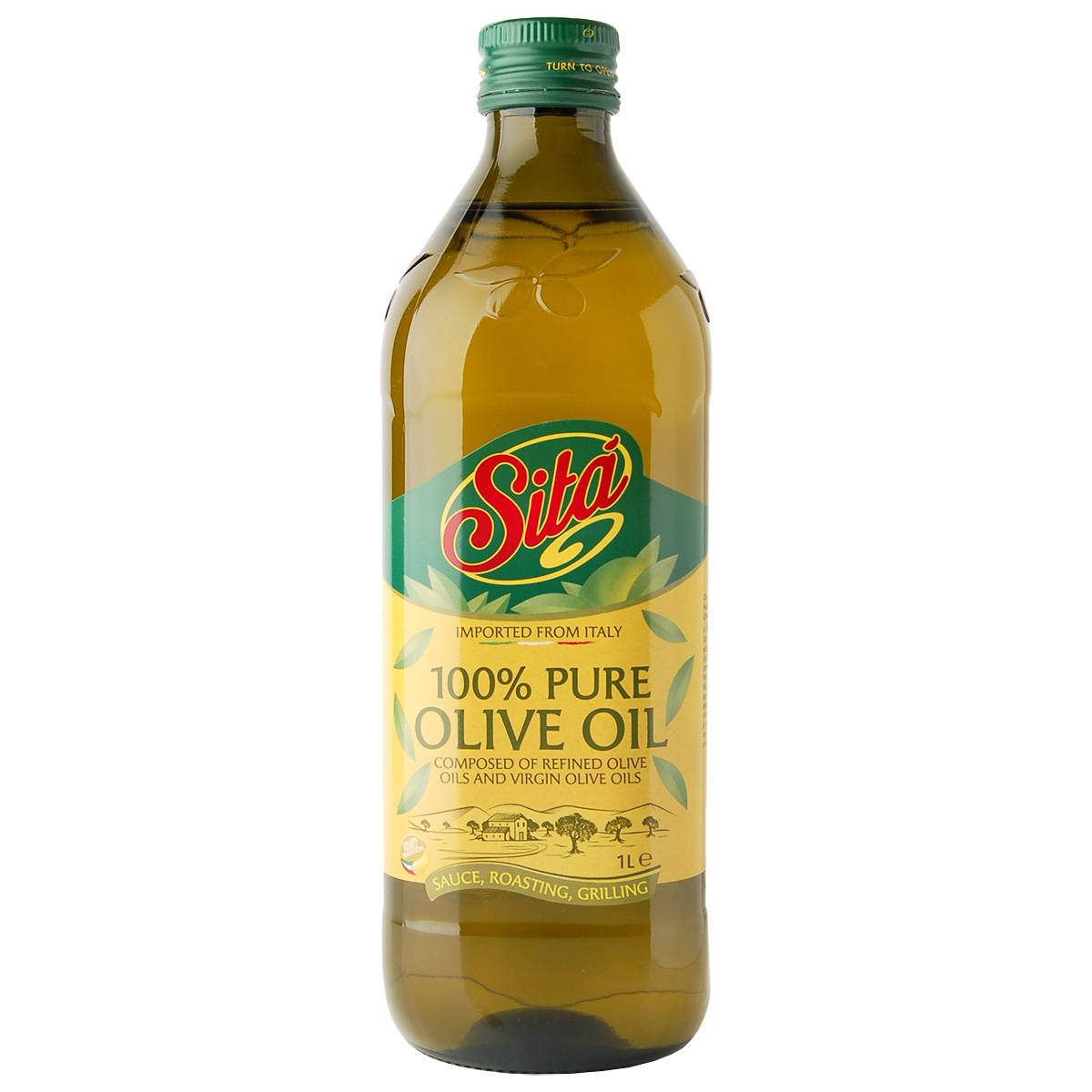 SITA' OLIVE OIL Смесь рафинированного и нерафинированного оливковых масел, 1 л