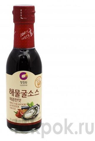 Соус устричный (острый) Daesang Spicy Seafood & Oyster Sauce, 250 гр