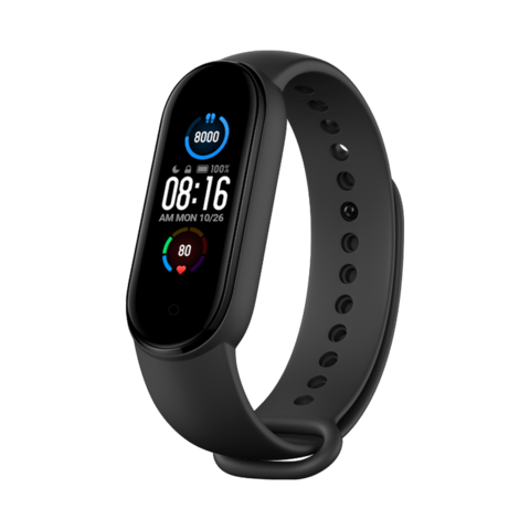 Умный браслет Xiaomi Mi Band 5 черный Global