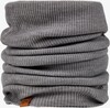 Картинка шарф-труба Buff Neckwarmer Knitted Collar Francis Melange Grey - 1