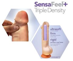 Телесный фаллоимитатор-реалистик 7 Inch Posable Dildo - 19 см. - 