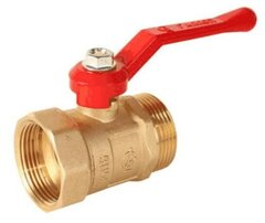 Кран шаровой латунный ВР/НР рычаг  Ру40