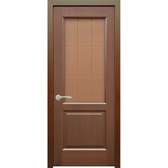 Купить Межкомнатная дверь шпон Классик венге остеклённая