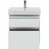 Aquanet 245240 Тумба с раковиной Nova Lite 60 2 ящ. цв. бел. глянец (245240)
