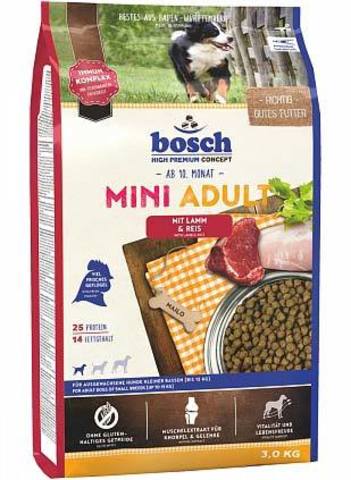 Сухой корм для собак Bosch Adult, при чувствительном пищеварении, ягненок 15 кг (для мелких пород)