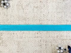 Лента киперная, хлопок, ш. 1 см, голубой