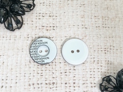 Пуговицы, d 2,1 см, белый