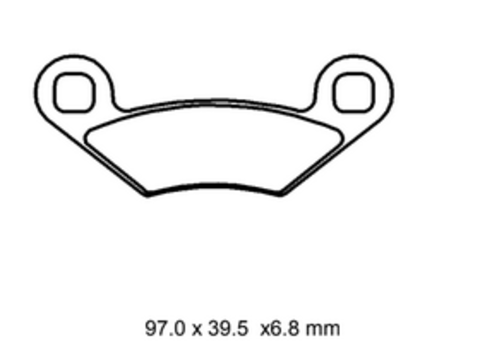 Колодки  G-brake   GM-07139S