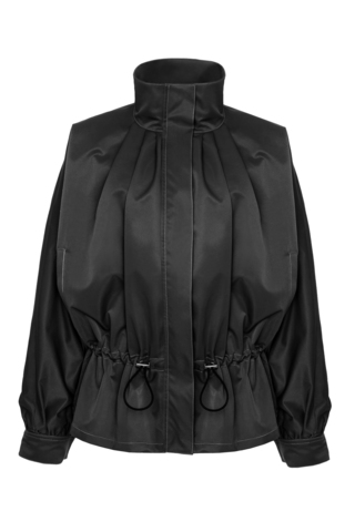 “Air jacket” Ветровка с драпировкой на молнии.