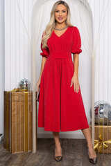 Платье праздничное Мадлен (красное) П14607-18М LT Collection
