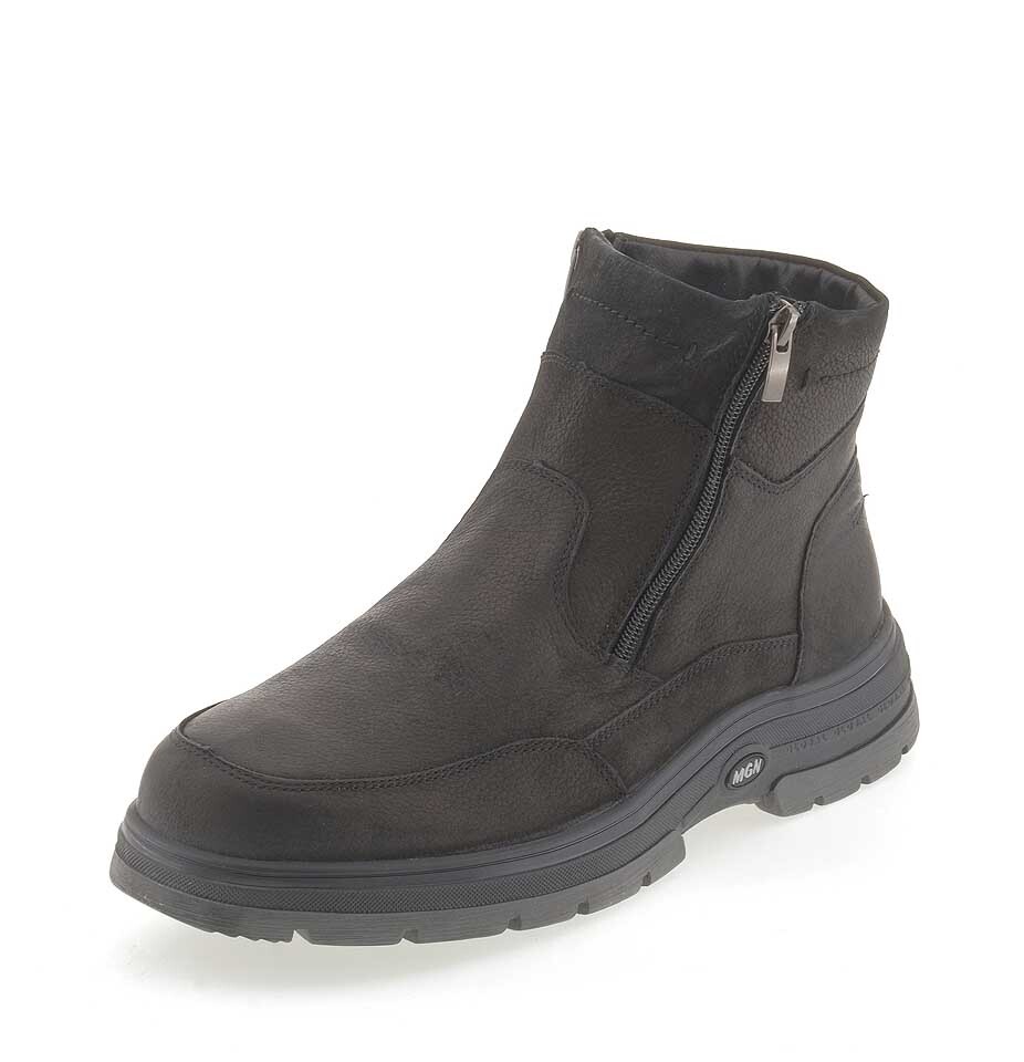 Полусапоги мужские ТУФЛЕГРАД 013.806 нуб черные