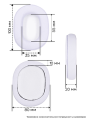 Амбушюры Audio-Technica M50, M60X, M70X