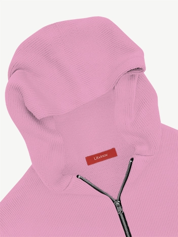 Толстовка на замке из экохлопка